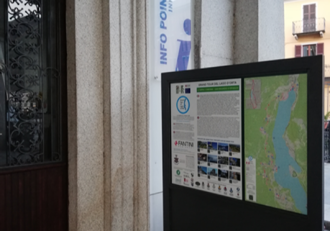 Cartellonistica gran tour orta Omegna