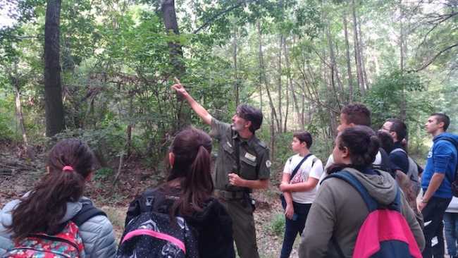 Con il guardiaparco