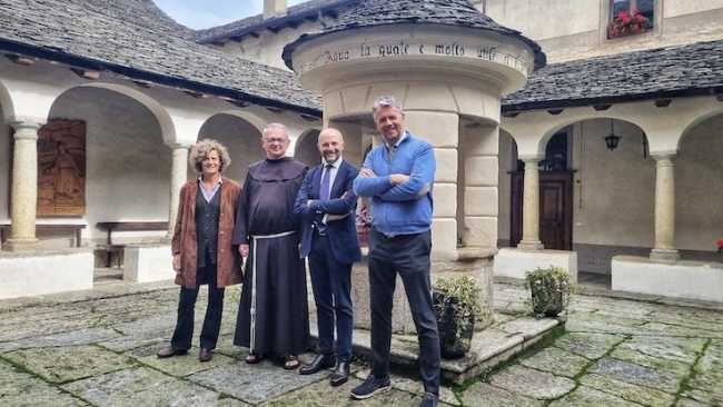 Da sin Noemi Brambilla Frate Maggiorino Stoppa Davide Maggi Mario Borsatti