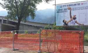 Grave Palazzetto cantiere