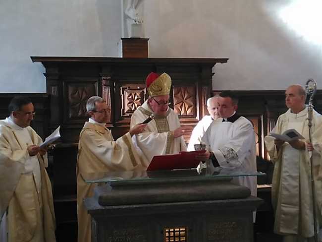 Omgna inaugurazione cappella sanvito