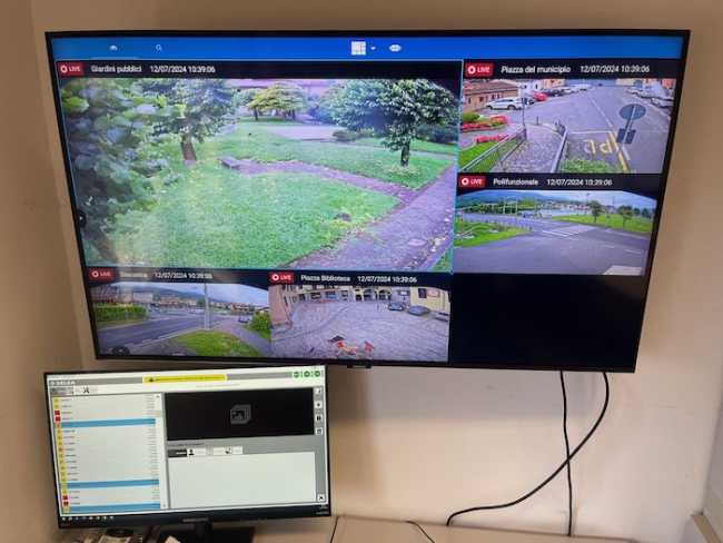 casale cc impianto videosorveglianza