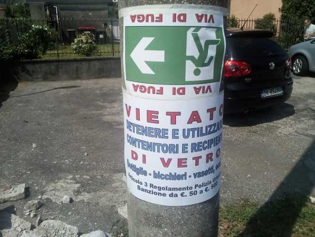 divieto vetro girorosa
