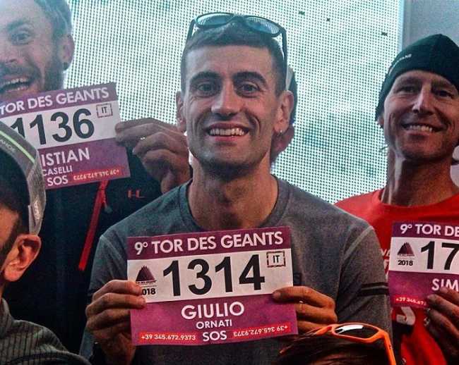 giulio ornati tordesgeants partenza