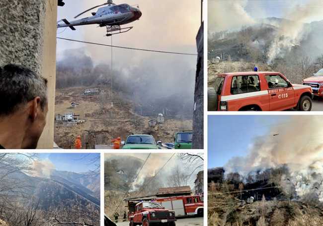 incendio valstrona