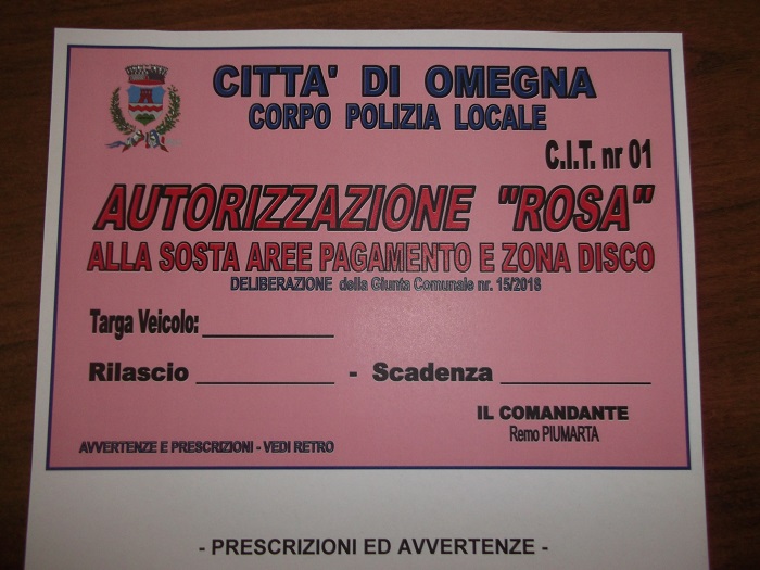Autorizzazione rosa, ad Omegna nascono i parcheggi per mamme in gravidanza e con figli piccoli