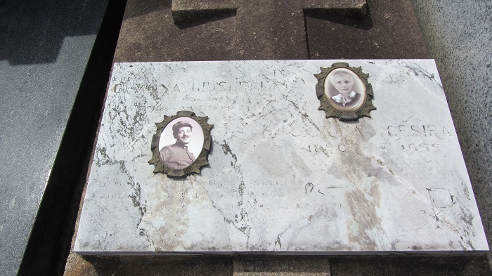Sostituita la foto del tenente Camona cento anni dopo la sua morte