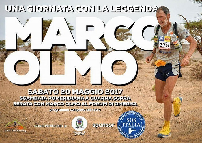 Sgambata e serata insieme a Marco Olmo, l’uomo nato per correre
