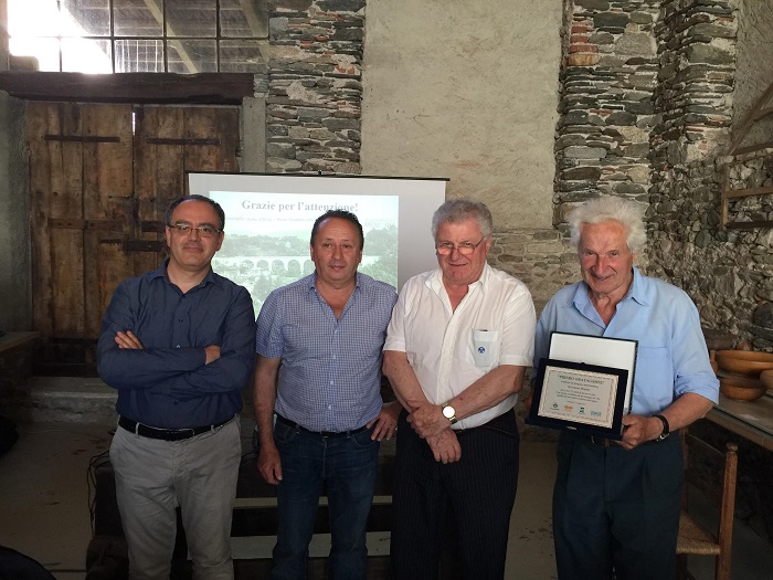 Aperto il museo dell’Arte e della Tornitura a Pettenasco. Premiato Giovanni Manini. Foto